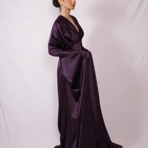 High Couture Dress-Purple Top and Pants set