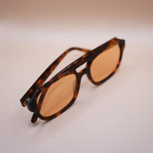 Leopard Frame with orange lens