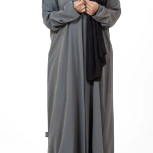 Ash Gray Serenity Abaya