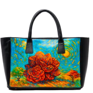 Italian HandPainted Leather Bag