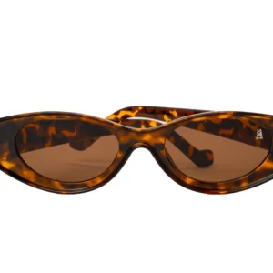Oval Tiger Frame Sunglasses