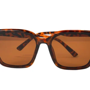 Retro Leopard Square Sunglasse