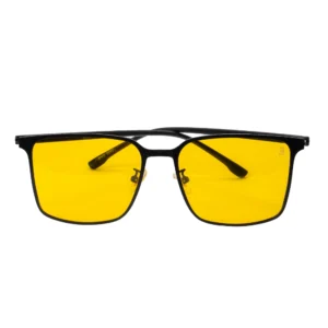 Luminuos Metal Square Frame Sunglasses