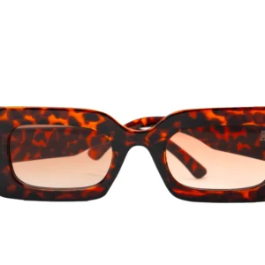 Tiger Rectangle Acetate Frame Sunglasses