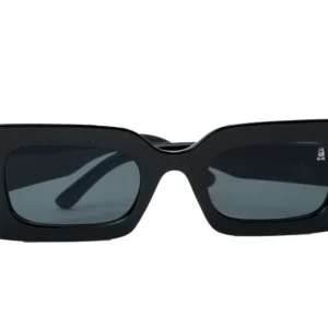 Black Rectangle Acetate Frame  Sunglasses