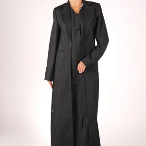 Designer Set Deep Classic Black Blazer w/ Skirt